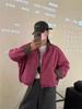 Venda Direta de Fábrica Jaqueta de Algodão Color Block com Gola Alta para Mulheres Estilo Europeu 25 Outono Inverno Versão Coreana Versátil Moda Slim Leve Casaco Tendência
