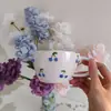 Oriente Médio Quente Comércio Exterior Caneca de Cerâmica Caneca de Café Caneca Fofa Copo para Beber Caneca com Relevo de Cereja