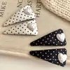 Pinza de Pelo de Verano con Lunares de Perlas Pinza Lateral Pinza de Pelo Retro Versátil Pinza para Flequillo Pinza de Pelo Pinza de Tela Tocado Simple