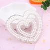 Zhao Shun Love - Parche de perforación en caliente con forma de corazón y perla, adhesivo termofusible para tela inferior, decoración de agujeros para zapatos y sombreros, venta al por mayor