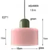Lámpara Colgante Estilo Vintage Bauhaus Línea Larga Dormitorio Mesita de Noche Vidrio Lámpara Colgante Pequeña Mesa de Comedor Accesorios de Iluminación Minimalistas