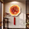 Pintura Decorativa de Pájaro Alegre en Rama para Entrada, Pintura Colgante de Estilo Chino Nuevo para Sala de Estar y Pasillo, Arte de Pared Festivo de Año Nuevo para Puerta de Entrada