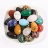 Jingde Joias Cristal Branco Natural Pedra de Ovo Pedra Colorida Cristal Decorativo Pedra Ágata Pedra Ornamentar Pedra Atacado