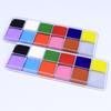 Set de Pintura Corporal de 12 Colores Transfronterizo Aplicable Directamente, Caja con Pintura Facial y Corporal Soluble en Agua para Pintura de Festival