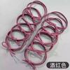 Banda de goma para el pelo de mujer, banda de goma para el pelo de color negro, de alta elasticidad, duradera y de temperamento simple, tocado, anillo de goma, venta al por mayor