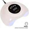 Lámpara de uñas más vendida transfronteriza, lámpara de fototerapia para uñas de alta potencia 180W, fuente de luz dual LED, máquina de fototerapia inteligente para salones de uñas