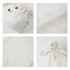 Bolsa de Malla Nano Bolsa para Empaque de Joyería Bolsa de Almacenamiento para Cosméticos Bolsa de Regalo Sensación de Alta Gama Bolsa con Cordón Personalizado