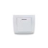 Panel de interruptores de enchufe de pared blanco simple y moderno para el hogar, directo de fábrica