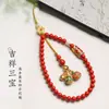 Cadena para Teléfono Móvil de Fábrica de Joyería, Cadena para Teléfono Móvil de Cinabrio, Pez Koi de la Suerte, Éxito en Exámenes, Colgante para Teléfono Móvil de Fortuna, Lanyard al por Mayor