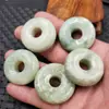 Colgante de jade hebilla Xiuyu colgante hebilla flor flotante engrosada flor de jengibre Xiuyu hebilla de jade colgante de collar colgante de jade colgante para coche