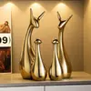 Enfeites para Decoração de Casa, Artesanato Moderno de Resina de Luxo Leve Estilo Europeu, Móveis para Sala de Estar, Hall de Entrada, Rack de TV, Bar