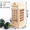 Caja de Ahorro Teléfono de Tronco de Madera de Pino en Stock Manualidades de Madera Hechas a Mano para Niños
