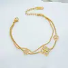 Acero de Titanio CompletoVenta al por mayor transfronteriza de Nuevo Lujo Ligero Chapado en Oro de 18 Quilates No se decolora Elegante Collar de Alta Gama Estilo Ins para Mujer