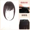 Flequillo postizo clip-in para mujer, con cabello realista, de aspecto natural, voluminoso y cuidadosamente cortado, con doble clip para una sujeción segura, diseñado para añadir volumen y grosor a la línea del cabello