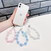 Estilo Japonés y Coreano Simple DIY Lazo Abalorios Cadena para Teléfono Móvil Anti-caída Cordón para Carcasa de Teléfono Móvil Llavero Colgante para Bolso de Muñeca