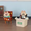 Figura Hermosa del Futuro Caja Sorpresa Muñeca Original Juguete para Aliviar el Estrés Gatito Decoración Diaria de Escritorio Artesanía de Resina
