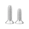 Acero al Carbono Niquelado Cabeza Avellanada en Cruz Rosca Triangular Autorroscante Bloqueo Tornillos de Rosca Triangular Venta al por Mayor M2/M3/M5/M6