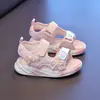 Sandalias para Niñas 2026 Verano Nuevo Estilo Zapatos Planos Lindos con Lazo para Niños Zapatos Planos Casuales Deportivos para Estudiantes Zapatos de Playa