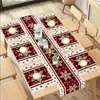 Conjunto de Toalha de Mesa Novo Transfronteiriço Decoração de Mesa para Feriado de Natal Conjunto de Bandeira de Mesa Jogos Americanos Bandeira de Mesa 2026 Amazon