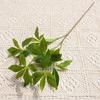 Rama Artificial Individual con 3 Ramas y Hojas de Madera de Caballo para Decoración del Hogar, Fotografía de Bodas, Decoración de Paisaje de Pared de Plantas y Flores Decorativas Suaves