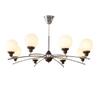 Nuevo Candelabro Retro Estilo Francés para Sala de Estar, Lámpara Mágica de Frijol de Madera Maciza Estilo Americano, Iluminación Vintage Estilo Nanyang para Dormitorio Principal y Comedor