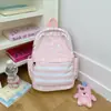 Mochila de Doble Hombro con Estrellas y Rayas Americanas para Mujer de Gran Capacidad Mochila Escolar para Estudiantes de Secundaria y Preparatoria Mochila Ligera de Nylon para Viajes Casuales