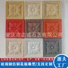 Placa de Flor de Arenito Artificial Pingente Escultura Placa de Flor Relevo Em Estoque Amostras Fibra de Vidro Quadrado Relevo Pedra Imitação Escultura