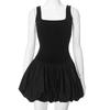 Roupas Europeias e Americanas Amazon Verão Nova Moda Cor Sólida Recorte Vestido Colete Atacado