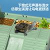 Tanque de tartaruga de aquário Bacia de tartaruga brasileira Alimentação Caixa Filtro Anti-escape Mesa de escalada de plástico Sun Back Grande escalada de camada dupla Pet Feeding Caixa