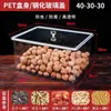Tienda de Semillas Tostadas y Frutos Secos Caja Sellada de Vidrio Alimentos Semillas de Melón y Frutas Secas Caja de Plástico Transparente Caja de Conservación Acrílica a Prueba de Humedad y Polvo