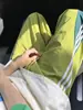 Pantalones Casuales de Verano Dopamina de Secado Rápido para Hombre, Modernos de Tres Rayas en Contraste, Sueltos Rectos, Deportivos Americanos, Tipo Paracaidista