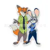 Vendas Diretas da Fábrica Desenho Animado Fofo Zootopia Flor de Sapato Acrílica Orifício de Sapato Acessórios de Sapato DIY Fivela Decorativa Acessórios