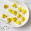 Colar DIY Feito à Mão com Contas Pretas e Amarelas Corrente para Celular Pingente Ins Japonês e Coreano Joias Versáteis Material Acessórios