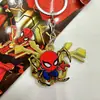 Llavero Giratorio de Merchandising de Película de Héroes Llavero Metálico de Dibujos Animados para Coche Colgante Accesorio para Bolso