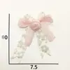 Estampa Doce Elegante Popular na Internet Acessórios de Cabelo com Laço Flor Pequena Fita Fita Grampo de Cabelo Super Fada Corda de Cabelo X20