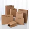 Saco de papel Kraft Spot venda direta da fábrica impressão Logo publicidade saco de presente para roupas compras takeaway saco de papel bolsa de mão