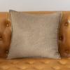 Funda de almohada Faleel terciopelo Lisi terciopelo borde tallado funda de almohada color sólido cojín de sofá estilo ins moderno simple almohada