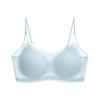 Original Genuino Chaleco Íntimo Ultra Fino Estilo Americano para Mujer, Tirantes de Seda de Hielo, Tubo Transparente de Verano Sin Costuras, Push-Up para Pecho Pequeño