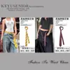Cinturón de corbata a rayas vintage, bufanda de seda unisex, cadena de cintura versátil de nicho casual para pantalones, accesorio de bufanda para la cintura