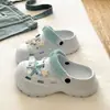 Moda e EstiloTamancos Femininos de Verão com Solado Grosso de EVA Estrela do Mar e Concha para Férias na Praia e Uso ao Ar Livre