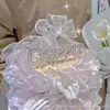 Estilo Igual al de Celebridad de Internet Decoración de Pastel Reina de Perlas Enchufe para Pastel Festival de la Reina Reina Feliz Enchufe para Pastel de Perlas