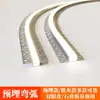 Luz de Línea Curva, Luz de Ranura Lineal de Aluminio Curvada, Luz Lineal de Techo, Luz de Piso con Tira Lineal de Forma Especial Curvada