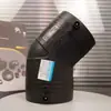 Malla de Alambre de Acero Esqueleto Tubería de Agua Accesorios Pe Electrofusión Codo de 45 grados Accesorios para Tubería de Suministro de Agua Accesorios para Tubería de Electrofusión L25~L400