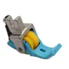 Máquina de Coser Plana Modelo Nuevo Pie Prensatelas de Teflón con Ranuras para Incrustar Cordones, Adecuado para Materiales Gruesos y Delgados, Pie Prensatelas Universal con Rueda para Tirar del Cordón para Uso Transfronterizo