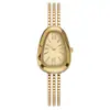 Nuevo Reloj Cabeza de Serpiente de Mishali, Reloj de Cuarzo para Mujer con Cadena de Borlas Retro de Gama Alta, Color Dorado