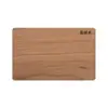 Madera de nogal tarjeta de habitación NFC tarjeta de visita electrónica tarjeta de madera IC regalo de negocios de alta gama para miembros, personalizable con chip grabable