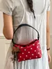 Shuai Mijia 2026 Verano Nueva Moda Ligero Elegante Casual Lunares Nicho Simple Hombro Cruzado Bolso de Mano