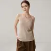 Chaleco Fino de Punto de Cachemira para Mujer con Cuello en V Ajustado y Tirantes Finos Tipo Espagueti, Ajuste Ceñido, Capa Base para Otoño Invierno, Top Bolero