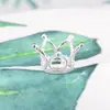 Decoración de pasteles de aleación con forma de explosión, corona pequeña para cumpleaños infantil, corona de flores, adornos para fiestas de repostería, venta al por mayor transfronteriza