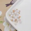 Accesorios para Colgar Perlas de Cobre DIY Colgante de Perla Redonda en Forma de Gota de Alta Imitación Accesorios para Joyería DIY de Ropa y Pulseras